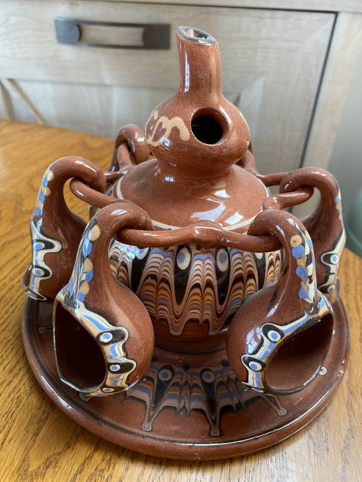 Zestaw bułgarski grecki ceramika gliniany wypalaniu zestaw