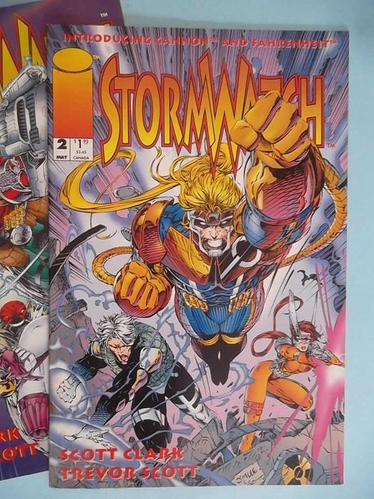 Stormwatch # 1-3 Image / WildStorm 1993 Scott Clark / Trevor Scott