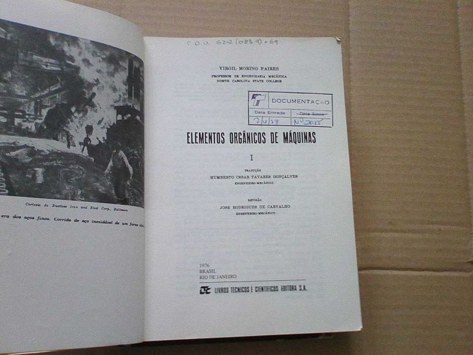 Elementos Orgânicos De Máquinas (2 Volumes)