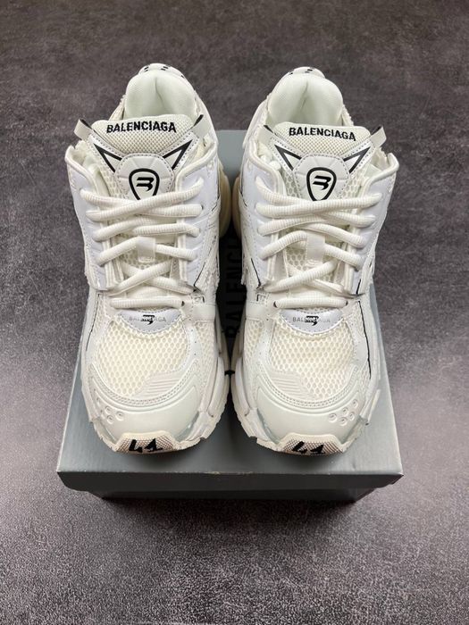 БЕЗ ПЕРЕДОПЛАТ‼️ Кросівки Balenciaga Runner Graffiti White (Білі)