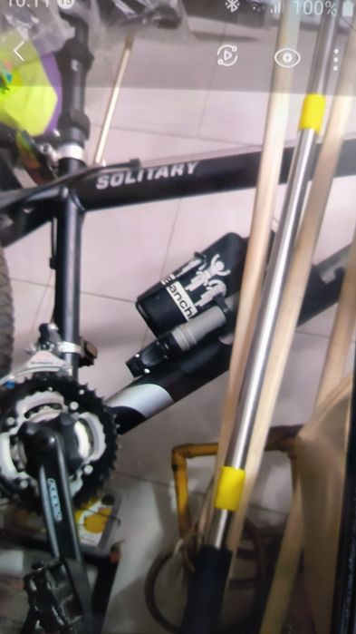 Bicicleta Asher Solitary, pedaleira Shimano