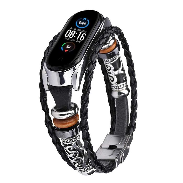 Ремінець вінтажний для фітнес-браслета Xiaomi Mi Band 3,4,5,6,7,8,9,10