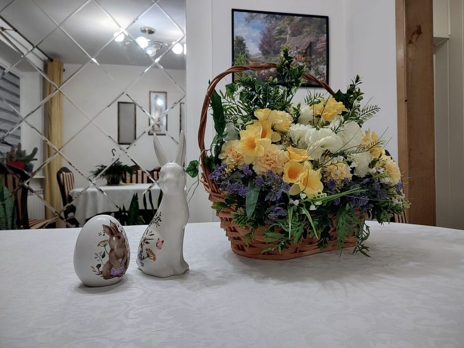 Stroik duży kosz wiklinowy