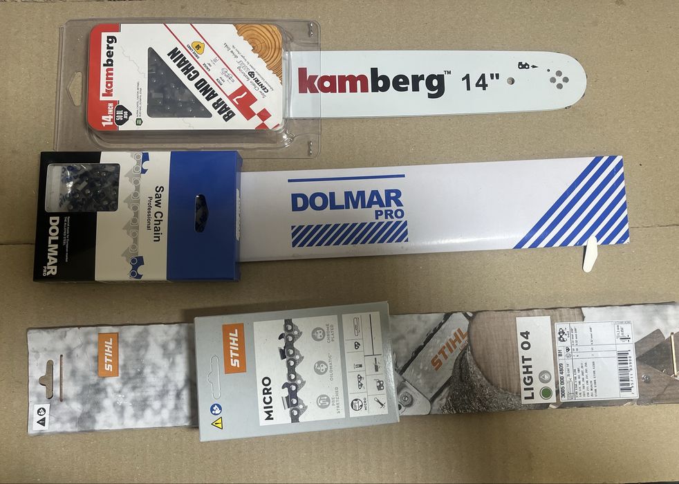 Запчастини бензопила шина цепь sth ms 180