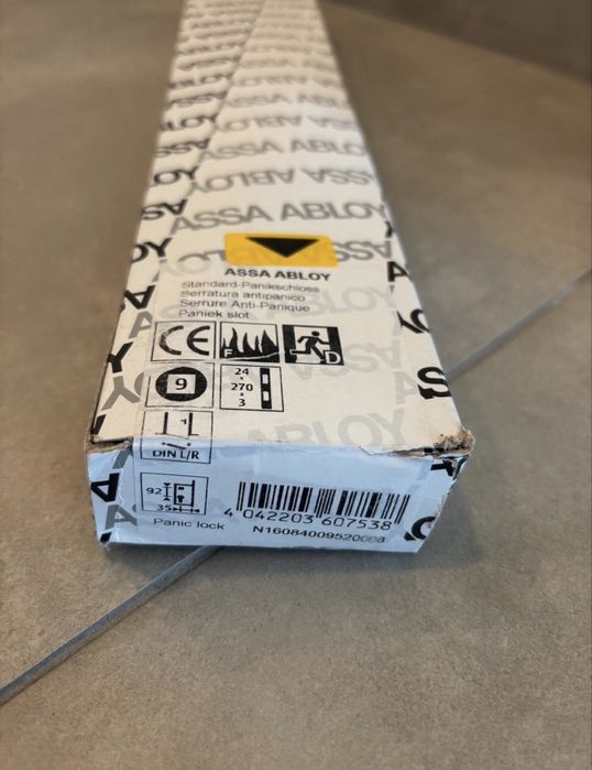Zamek wkładka ASSA ABLOY Panick lock N16xx