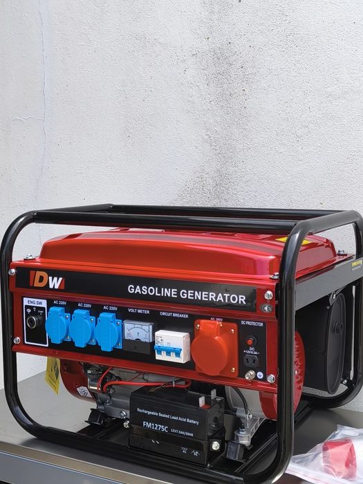 Gerador 8500w arranque eléctrico de chaves monofásico e trifásico