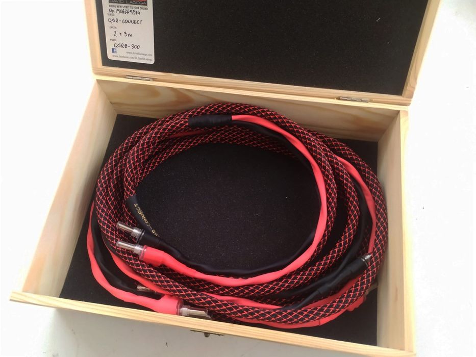 Kable głosnikowe / 2 x 3m  / QSR / David Laboga Custom Audio / High End