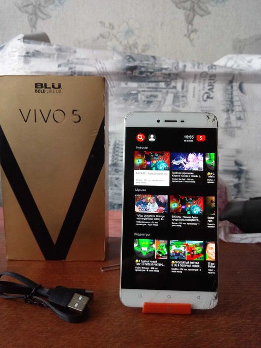 Шустрый смартфон Blu Vivo 5 - 4G, 3/32 Gb, 8 ядер, USB Type-C- РАБОЧИЙ