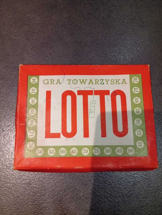 Lotto - gra towarzyska, planszowa - PRL