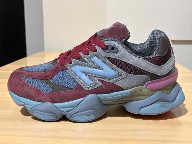 Кросівки New Balance 9060, кроссовки бордові (0208)