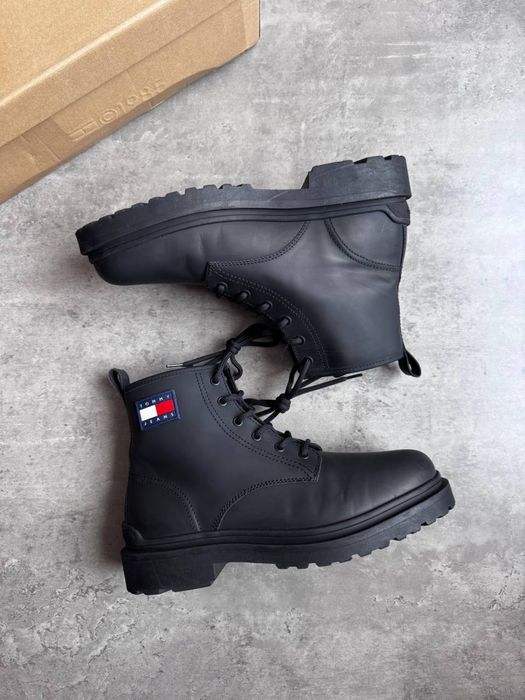 Черевики Ботинки чоловічі Tommy Hilfiger Leather Lace Up Boot / 43р