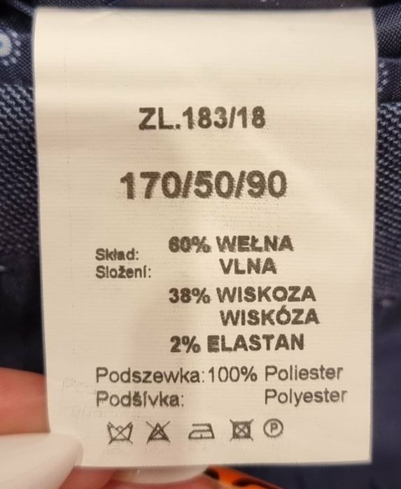 Garnitur męski_marynarka+spodnie_150/70/90