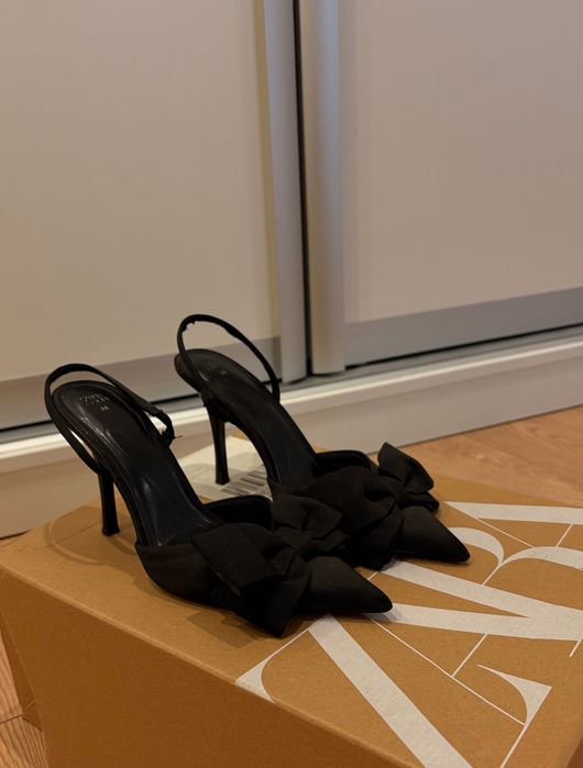 туфлі zara з бантом