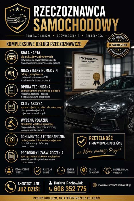 Rzeczoznawca Samochodowy certyfikowany