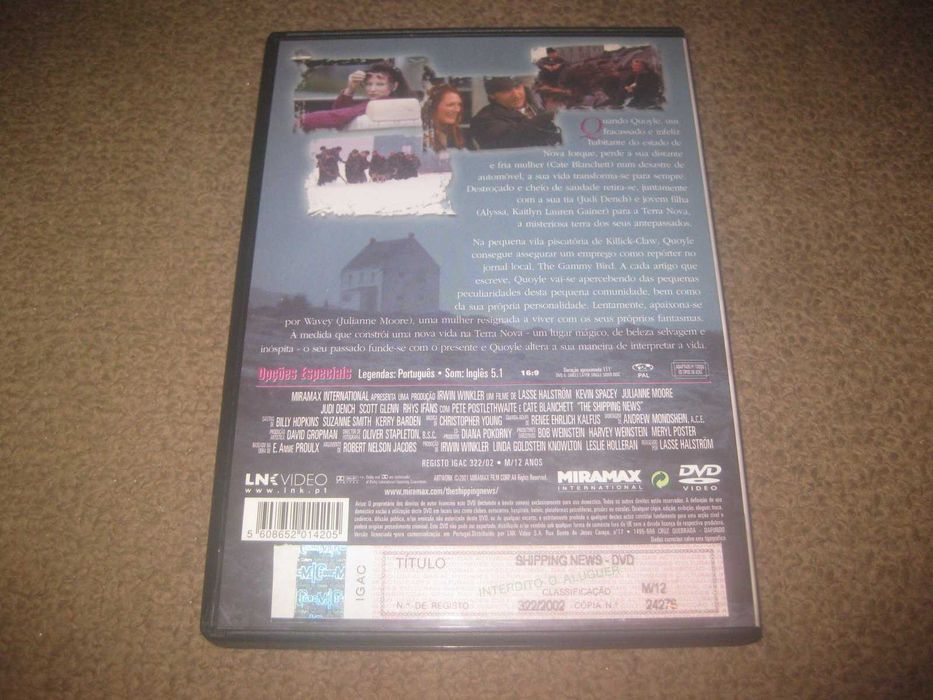 DVD "The Shipping News" com Kevin Spacey
