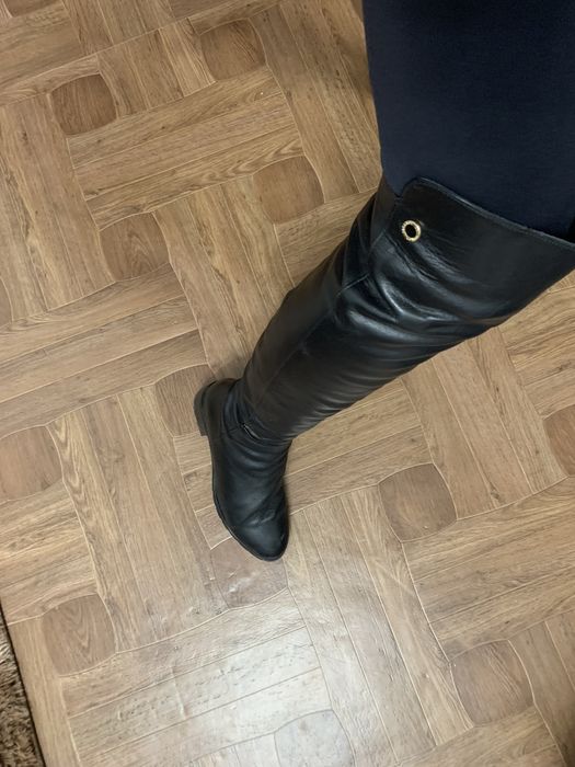 Ботфорти/сапожки зимові шкіряні 37 розмір