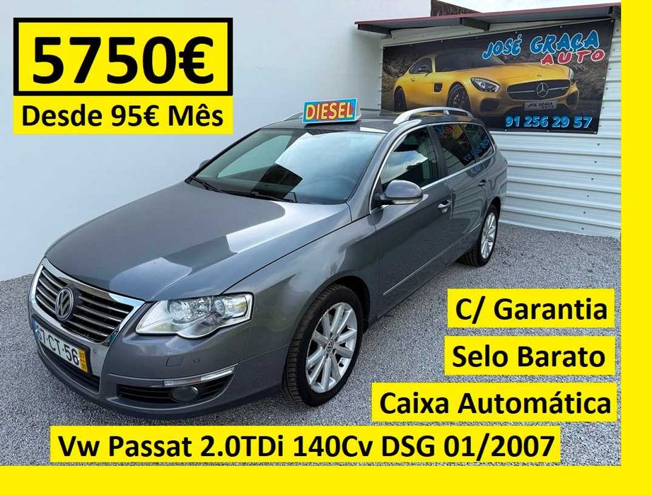 VW Passat Variant 2.0Tdi 140cv CX/Auto DSG 01/2007