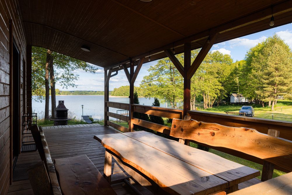 Dom Nad Jeziorem MAZURY balia Jezioro KawalerskI Winiec sauna plaża
