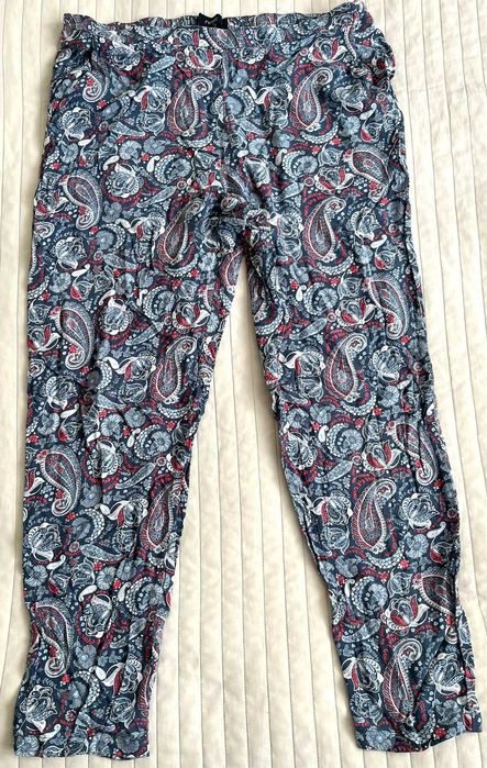 Nexy spodnie letnie przewiewne super wzory roz. 14 XL 42