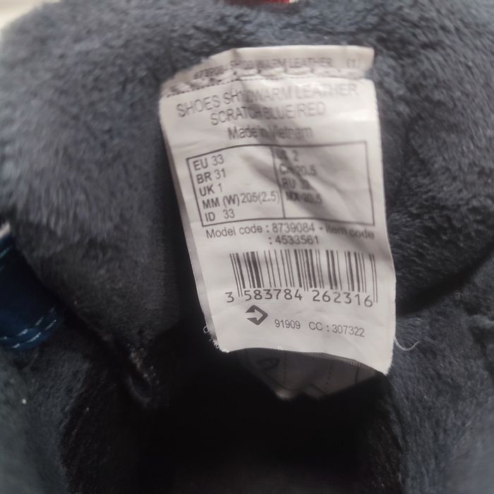 Ocieplanie buty chłopięce Quechua r33