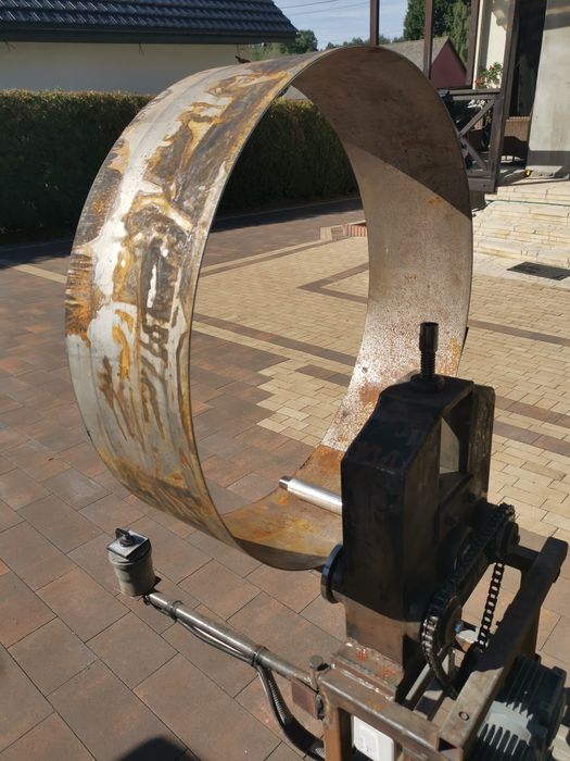 Koło z blachy fi 800 x3mm szerokości 250mm. Okregi z płaskownika