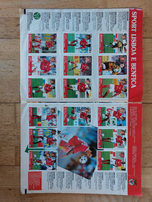 Caderneta de cromos "Futebol 96-97" - Completa