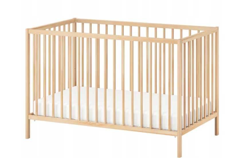 IKEA SNIGLAR Łóżko dziecięce, buk, 60x120 cm