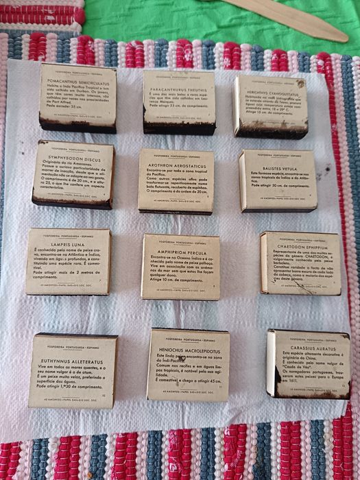 Caixas de fósforos antigas | Monte-Mar