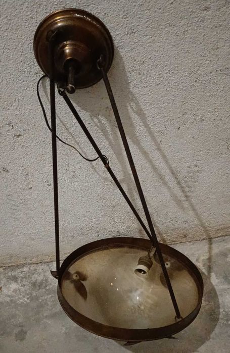 candeeiro de teto arte nova