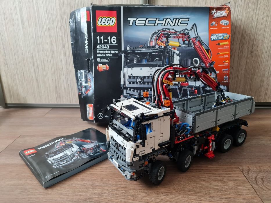 LEGO Technic 42043 Mercedes-Benz Arocs KOMPLETNOŚĆ 100% Idealne