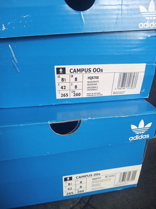 Buty Adidas Campus czarne Kartonik