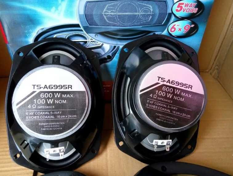 Автоакустика Пионер 600вт овалы динамики в авто колонки в машину