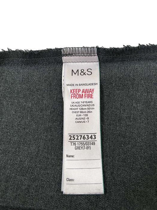 Шкільний сарафан M&S для дівчинки 7-8 років, 128 см