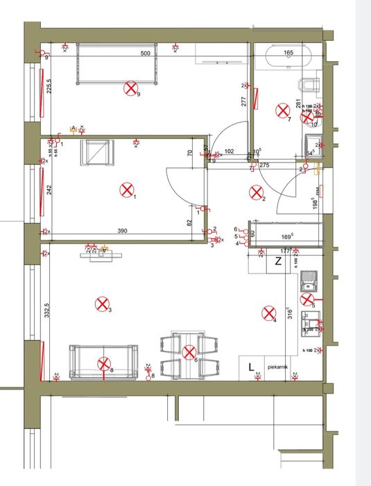 Przytulne mieszkanie Krańcowa Lublin  z  miejscem oraz piwnicą