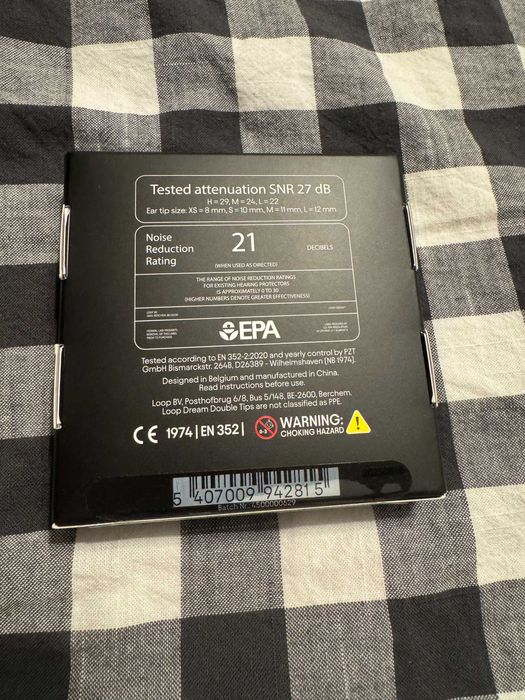 Loop Dream Black - zatyczki / stopery do uszu