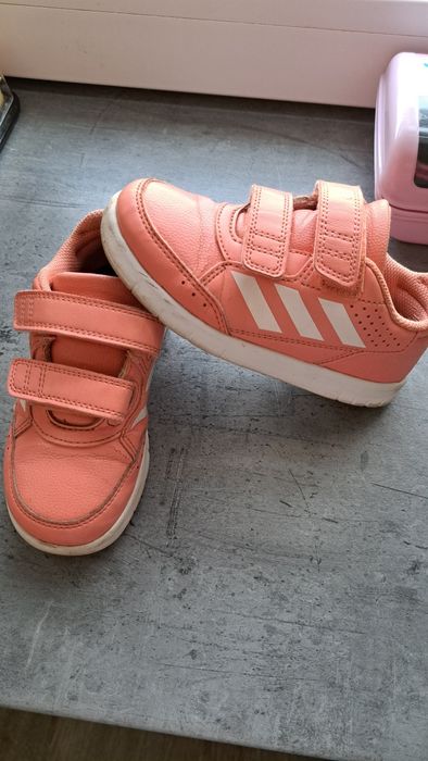 Buty adidas dla dziewczynki pomarańczowe r.27