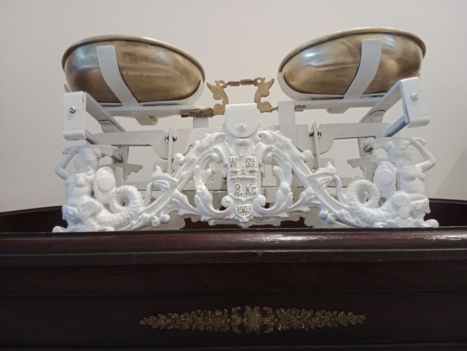 Waga szalkowa Weber & Dähne 2 kg — 1926r