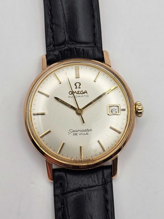 Złota Omega Seamaster Automatic 18K solid rose gold oryginalny stan