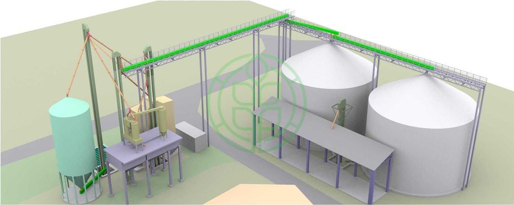 Будівництво зерноочисних комплексів для очищення зернових культур ЗАВ