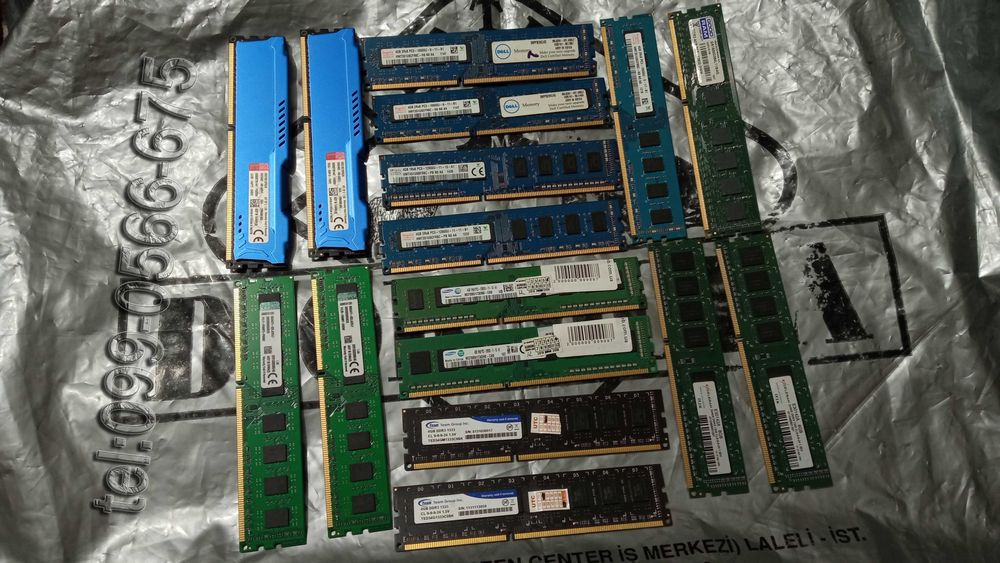 Оперативная память ОРИГИНАЛ DDR3/4-8GB/1333-1600-1866Mhz