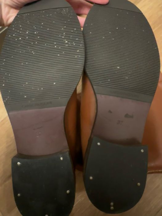 Натуральные зимние непромокаемые сапоги Carlo Pazolini 37р оригинал