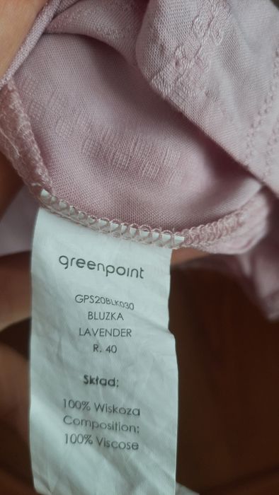 Lawendowa cieńka bluzka Greenpoint z wiskozy