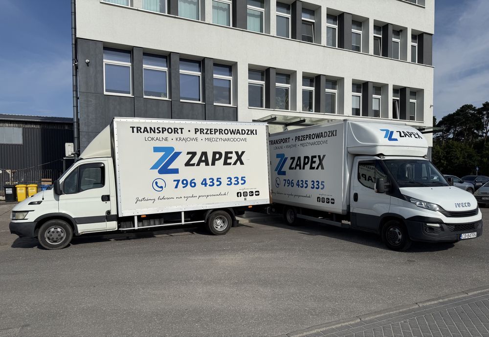 ZAPEX PRZEPROWADZKI Bydgoszcz•Utylizacje•Meblowozy•Schodołazy do 550kg