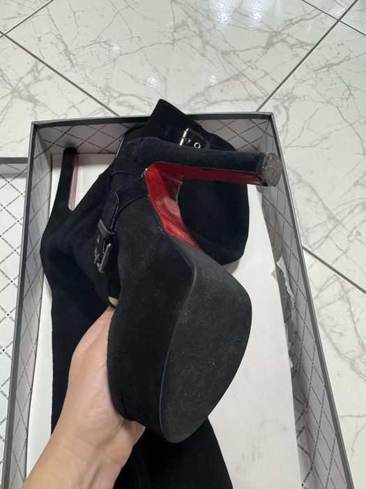 Продам ботфорты замшевые