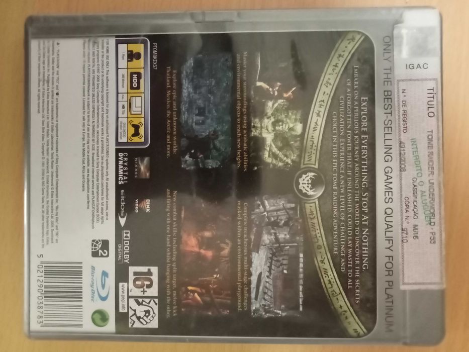Jogo PS3 "Tomb Raider" em português