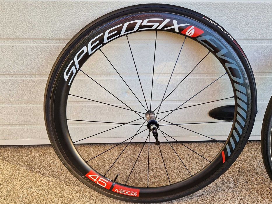 Rodas SpeedSix EVO Tubular 45 + Cassete
