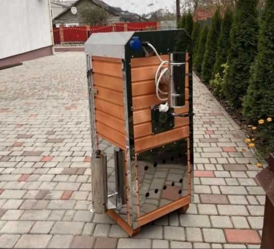 Електрична коптильня 3в1/4в1 холодного/гарячого копчен+суш8/15/25/60кг