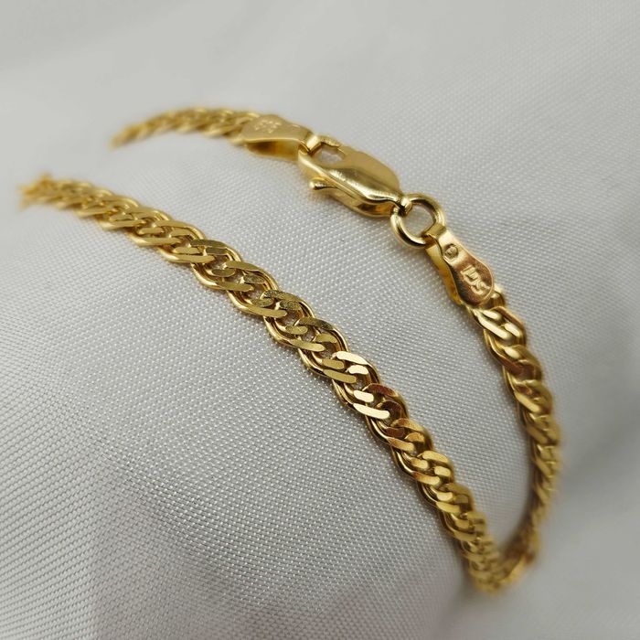 Złota bransoletka MONA LISA 3,82g PR.585 14K dł. 19,5cm