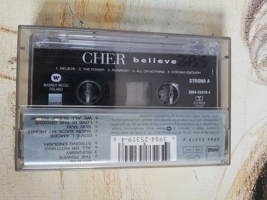 Cher believe kaseta