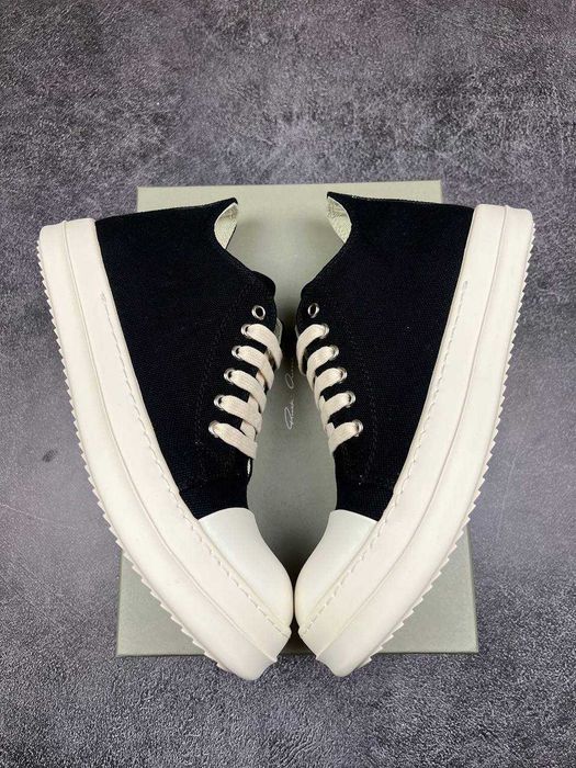 ! PREMIUM ! Rick Owens Ramones Black White 37 38 39 40 41 42 43 44 45
